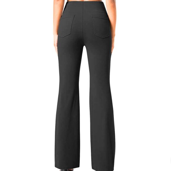 HALARA Flex High Waist Flare Work Pants Black Size Various Sizes Tall NWT - Picture 2 of 10